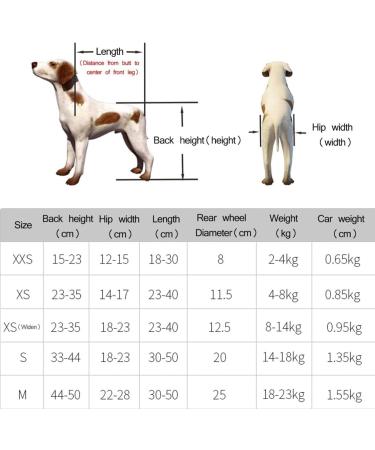 Shower Stool Mobility Pet Dog Wheelchair Cart Full Support 2 Wheel Adjustable for Small Dog Hind Legs Rehabilitation Easy Assemble Pink S - Buy Online on GoSupps.com