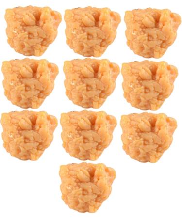 Abaodam 40 Pcs Simulation Popcorn Chicken Simulated Chicken Wings Baked Chicken Nuggets Realistic Roasted Chicken Store Supplies Faux Fried Chicken Toys Pvc Drumstick Child Chicken Popcorn - Buy Online on GoSupps.com