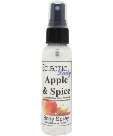 Apple and Spice Body Spray (Double Strength) 2 ounces Body Mist for Women with Clean Light & Gentle Fragrance Long Lasting Perfume with Comforting Scent for Men & Women Cologne with Soft Subtle 2 Fluid Ounces (Double Strength)