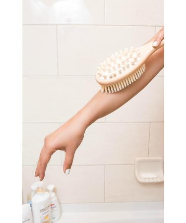 Vegan Dry Brush for Lymphatic Drainage and Cellulite Massage - Cruelty-Free Bristles - Buy Online on GoSupps.com