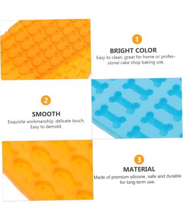 Alipis 2pcs Silicone Biscuit Mold Puppy Bone Christmas Candy DIY Chocolate DIY Cookie Mold Dog Food Animal - Buy Online on GoSupps.com