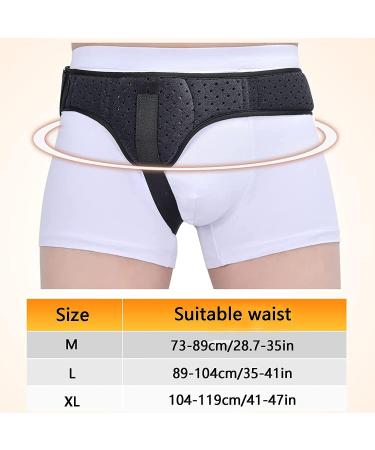 Acccz Inguinal Hernia Belt for Men - Supportive Band for Pre & Post Surgery | Adjustable Compression for Left & Right Side (M) - Buy Online on GoSupps.com