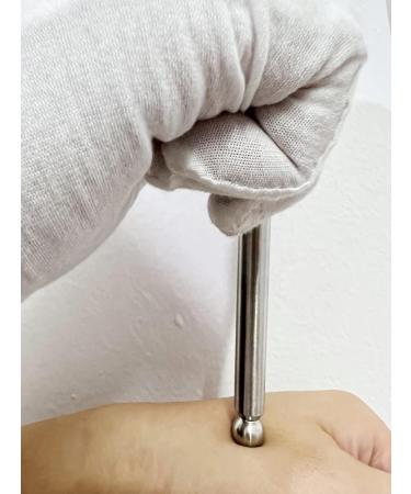 VOOKOKT Stainless Steel Manual Acupuncture Pencil - Deep Tissue Massage Tool for Pain Relief & Full-Body Relaxation - Buy Online on GoSupps.com