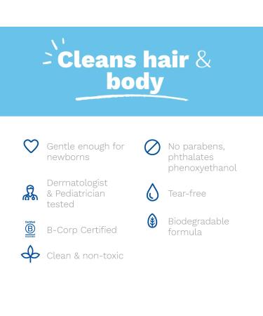 Mustela Baby 2-in-1 Cleansing Gel - Gentle Body & Hair Cleanser with Avocado - 6.76 fl. oz. - Biodegradable & Tear-Free - 1 or 2-Pack - Buy Online on GoSupps.com