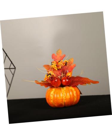 Zerodeko 2pcs Pumpkin Ornaments Halloween Pumpkin Decoration Artificial Pumpkins Halloween Home Decoration Photography Prop Home Goods Halloween Ornament Potted Plant Household Foam - Buy Online on GoSupps.com