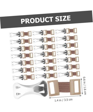 NOLITOY Elastic Buckle Replacement Clasps Set Practical Stretch Clips & Fixing Supplies for International Shipping - Buy Online on GoSupps.com