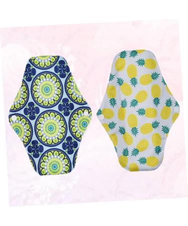 Lurrose 2pcs Cotton Undies for Women - Reusable Menstrual Pads | Washable Period Napkins | Cloth Nursing Mat | Eco-Friendly Menstrual Panties - Buy Online on GoSupps.com