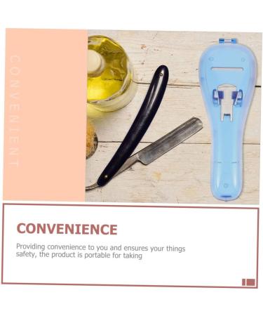 NUSITOU 2 Series Razor Storage Box | Pocket Electrician Razor Bag | Travel Set | Safe Electrical Cycle Storage | 16.5x6x3.5cm Blue Gray - Buy Online on GoSupps.com