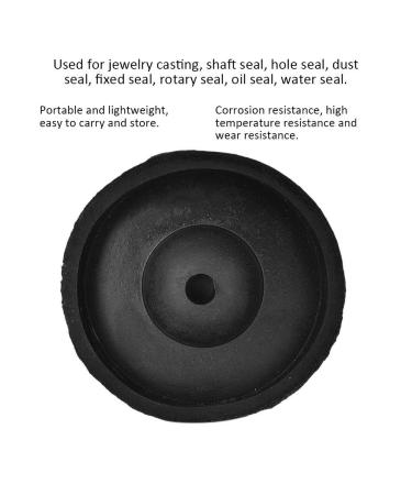 Rubber Jewelry Making Foot Pad - 3 Inch Rubber Sprue Base Plate for Wax Casting and Ring Making - Buy Online on GoSupps.com