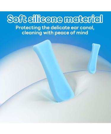 Koceci 150 Pcs Ear Wax Removal Replacement Tips Silicone Ear Camera Replacement Tips Soft Reusable Covers for Earwax Removal Tools (Blue) - Buy Online on GoSupps.com