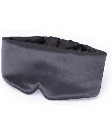 Kitsch Satin Sleep Mask - Softer than Silk Eye Mask for Women (Charcoal) - Buy Online on GoSupps.com