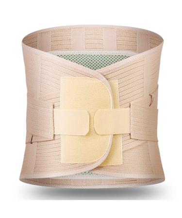 Yzshouse back bandage lordosis support waist compression belts to men and women sciatica scoliosis herniated disc pain relief (size: xxl/xx-large)