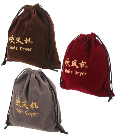 Healeved 9 Pcs Hair Dryer Storage Bag Cloth Hair Dryer Bag Drawstring Storage Bags Hair Dryer Bags Fabric - Buy Online on GoSupps.com