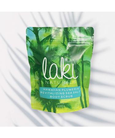 Laki Naturals Body Scrub | Exfoliating Sea Salt & Volcanic Clay Scrub - Natural Hawaiian Detox (10oz - Buy Online on GoSupps.com
