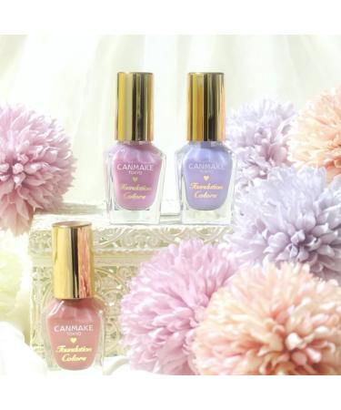 CANMAKE Colorful Nails Foundation Color 02 Lavender Pink - Long-lasting Nail Polish for a Vibrant Look - Buy Online on GoSupps.com