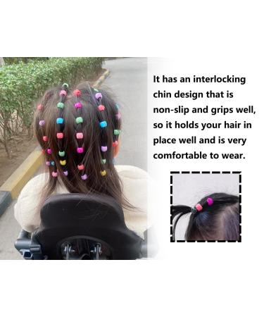 Shop KAPSING 100 Colorful Hair Beads for Kids - Premium Plastic Hair Accessories & Clips - Buy Online on GoSupps.com