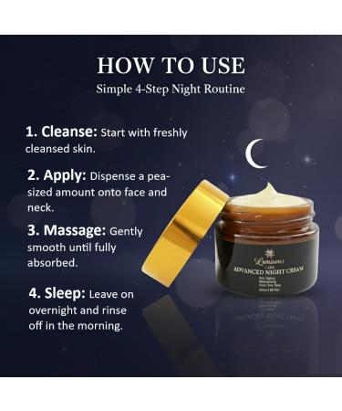 Luminous Care Advanced Anti-Aging Night Skincare Cream Retinol & Vitamin C Face Moisturizer with Collagen Licorice Root & Aloe Hydrating Firming Cream for Fine Lines & Uneven Tone 50 ml Jar - Buy Online on GoSupps.com