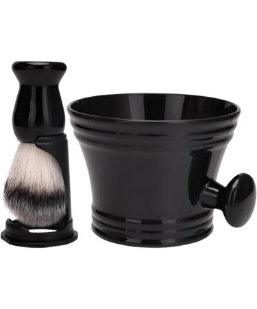 Premium Perfk Shaving Brush Set - Complete Kit with Bowl Cleaning Brush Soap & Mug | Perfect Gift for Husband Father & Hairdresser | Black - Buy Online on GoSupps.com