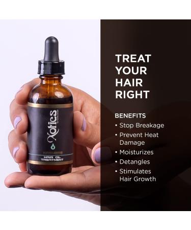 Xotics by Curtis Smith Kasmere Hair Oil Treatment 2 oz - Strengthens & Promotes Growth with Hempseed & Coconut Oil - Buy Online on GoSupps.com