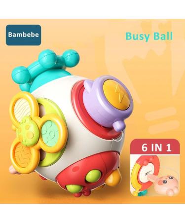 Bambebe Busy Activity Cube - Montessori Educational Toys for 6-18 Months | Baby & Children's Motor Skills Development - Buy Online on GoSupps.com