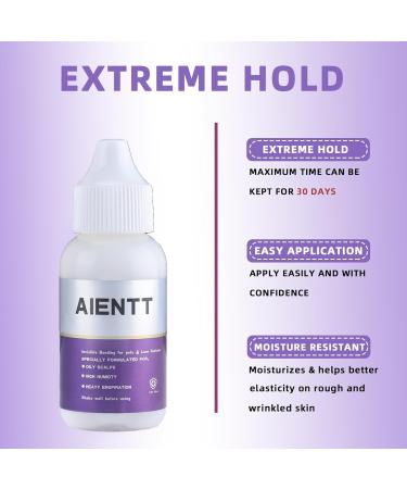 Lace Wig Glue & Remover Set - Waterproof Bonding Glue with Brush & Cotton | 38ml Glue & 30ml Remover - Perfect for Hair Replacement - Buy Online on GoSupps.com