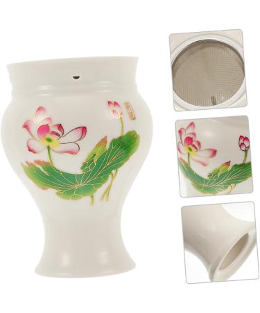 Healvian Ceramic Gua Sha Cup - 1stk Porcelain Massage Tool for Health & Wellness | Moxibustion Vessel 11.7x8.5cm Green - Buy Online on GoSupps.com