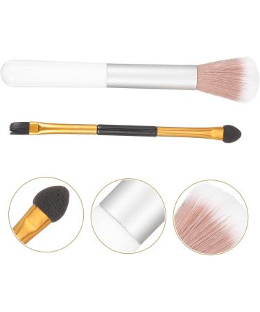 FOYTOKI 2pcs Makeup Brush Cream Concealer Brush Women Eye Shadow Brush Highlighter Brush Brow Brush Plastic - Buy Online on GoSupps.com