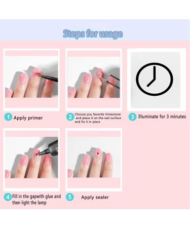 100PCS Gold Rhinestones for Nails - 3D Nail Charms for Acrylic Nails - Nail Jewels for Nail Art - Nail Gems & Stones in Gold Tone - Buy Online on GoSupps.com