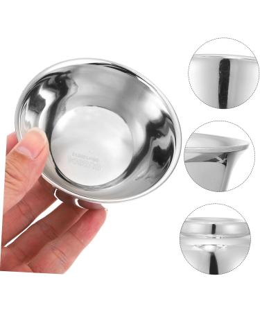 Angoily Metal Impact Bowl & Razor Cup | Rustproof Steel Shaving Accessories for Men - Perfect for Face Cleaning & Foam - Buy Online on GoSupps.com