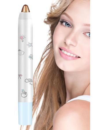 Highlighter Stick For Eyes Waterproof Eyeshadow Pencil | Beauty Make Up Eye Shadow Brightener For Wedding Dating Business Trip Camping Rowces 6 - Buy Online on GoSupps.com