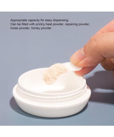 Powder Puff Loose Powder Containers Makeup Powder Container Refillable Loose Box Powder Puff Sifter Spoon Travel Daily Use ABS - Buy Online on GoSupps.com