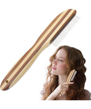 Peigne pour cuir chevelu pour enlever les pellicules | Peigne poux polyvalent Peigne dents fines r utilisable pour enlever les pellicules en m tal pour adultes et animaux domestiques - Buy Online on GoSupps.com