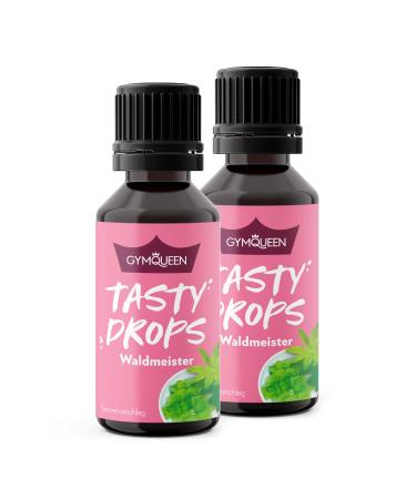 GymQueen Tasty Drops Woodruff 2x30ml Flavour Drops without calories Woodruff 30 ml (pack of 2)