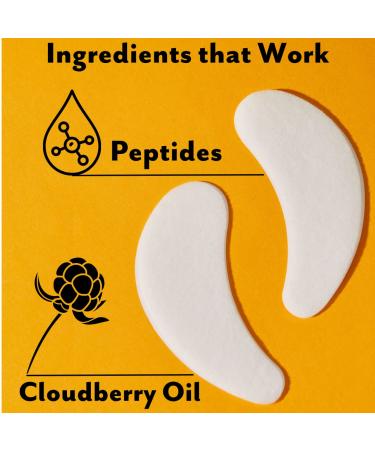 Dot Dot Dash Under Eye Patches - Cooling Eye Masks with Peptides and Cloudberry Oil for Puffy Eyes - Soothes, Firms and Reduces Fine Lines - 4 Pair - Buy Online on GoSupps.com