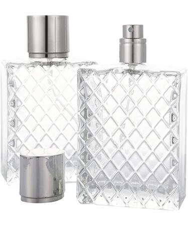 Enslz 100ml Refillable Spray Perfume Bottle - Clear Glass Atomizer for Essential Oils - Travel Size 3.4 oz Container - Buy Online on GoSupps.com