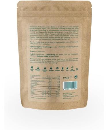 Buy Pureeraw Spirulina Flakes 150g - Raw Vegan Algae for Smoothies Salads & Snacks | Premium German Superfood - Buy Online on GoSupps.com