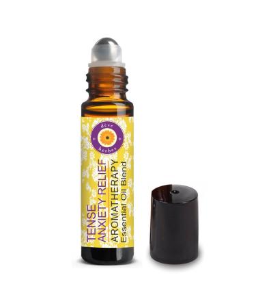d ve herbes Tense Relief - Aromatherapy Essential Oil Blend of Sandalwood, Lavender, Clary Sage, Roman Chamomile & Patchouli Essential Oils 10ml (0.33oz) by Deve