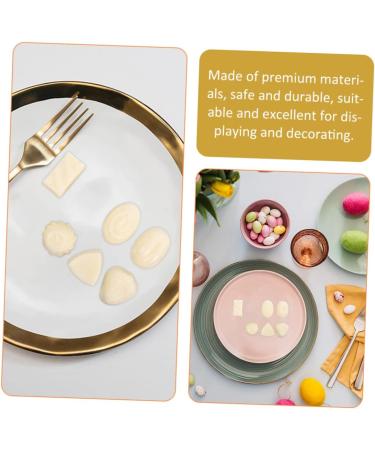 ERINGOGO 12 Pcs Simulation Chocolate White Flat Snack Pvc Child - Buy Online on GoSupps.com