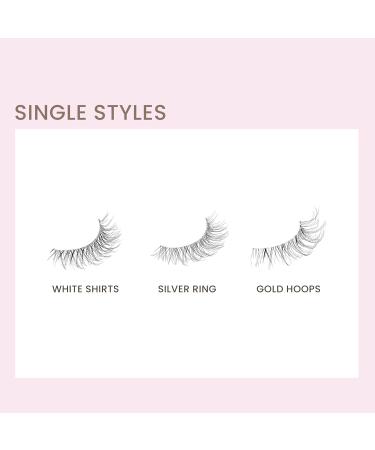 KISS Natural False Eyelashes - 12mm Contact Lens Friendly Easy Apply & Reusable Strip Lashes - Buy Internationally - Buy Online on GoSupps.com