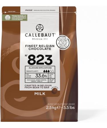 Callebaut Custom | 2.5kg Chocolate Callets | Choose from 9 Flavours | Recieve 2x2.5kg Bags - Buy Online on GoSupps.com