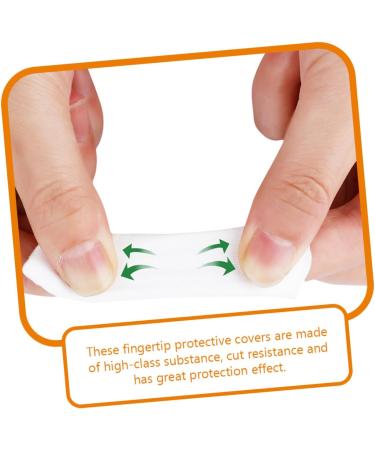 Sosoport 400 Pcs Cotton Finger Cots - Thumb Protectors & Fingertip Covers | Stretch Cotton Protective Sleeves for Work & DIY - Buy Online on GoSupps.com
