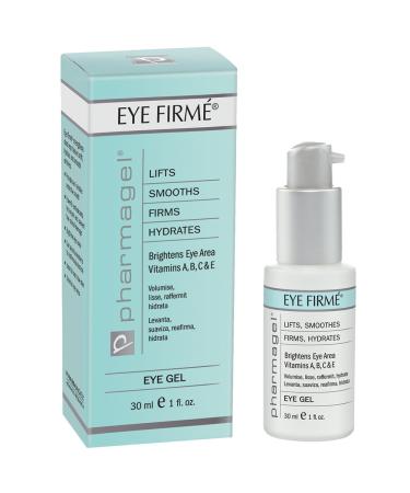 Pharmagel Eye Firme | Eye Gel for Natural Firming  Puffiness  and Wrinkles | Dark Circles Under Eye Treatment | Under Eye Bags Treatment - 1 fl. oz.