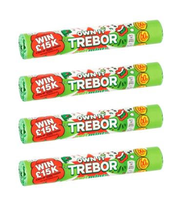 Trebor Softmints Peppermint Rolls Mints Multipack Chewy Centre (Pack of 4 x 44.9g) - Buy Online on GoSupps.com