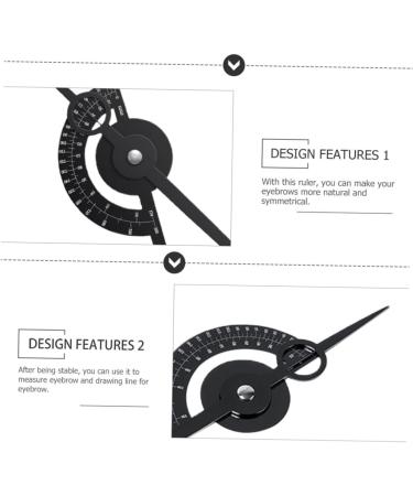 DOITOOL Professional Horizontal Tool Premium Level Line Mapping Shaper Eyebrow Shaping Plastic Measure - Buy Online on GoSupps.com