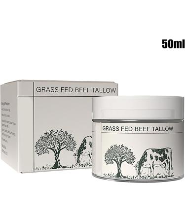  Esncddym Beef Tallow Balm For Skin Tallow Face Moisturizer With Emu Oil Beef Tallow For Skin Deeply Nourishing Organic Grass Fed Tallow Balm Beef Tallow Cream For Face & Body For All Skin Types 50ml - Buy Online on GoSupps.com