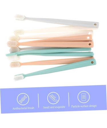 Hapinary 10-Pack Soft Toothbrushes for Daily Oral Hygiene - Compact Manual Toothbrushes for Bristle Tooth Care - Buy Online on GoSupps.com