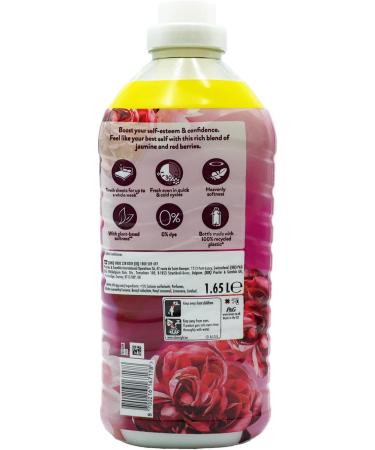 Lenor Fabric Conditioner 50 Washes 1.65L Wellbeing Collection Jasmine & Red Berries Scent 4 Bottles Pack + for You: Organza Small Bag - Buy Online on GoSupps.com