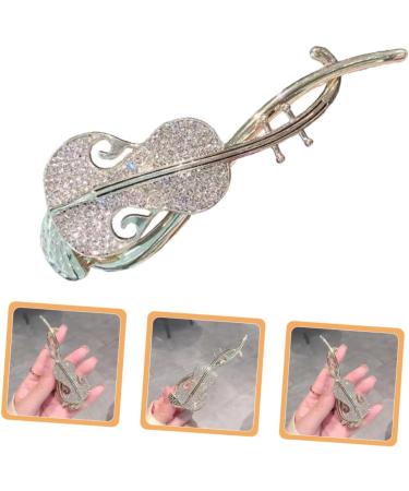 PLAFOPE Rhinestone Twist Clip Pipa Barrettes Chinese Hair Clips Pipa Hair Barrette Hair Bun Holder Chinese Hair Clamps Hair Clips for Fine Hair Pretty Hair Clips for Women French Pins - Buy Online on GoSupps.com