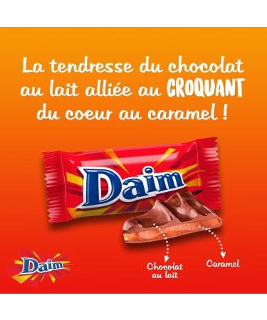 Daim - Milk Chocolate Caramel and Almond Sweets - Individual Packaging - Pack of 24 Sachets (140 g) - Buy Online on GoSupps.com