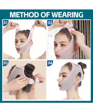 Beauty Sleep Mask for Double Chin Reduction and Face Slimming - V Line Lifting Belt for Women & Men - Buy Online on GoSupps.com